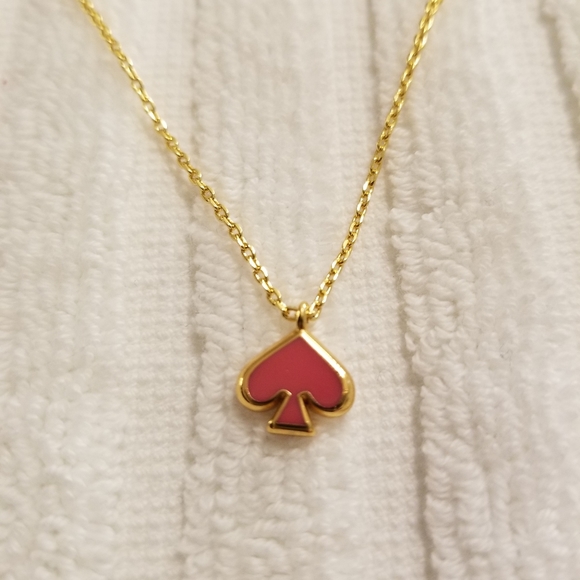 Kate Spade Everyday Spade Enamel Mini Pendant NEW